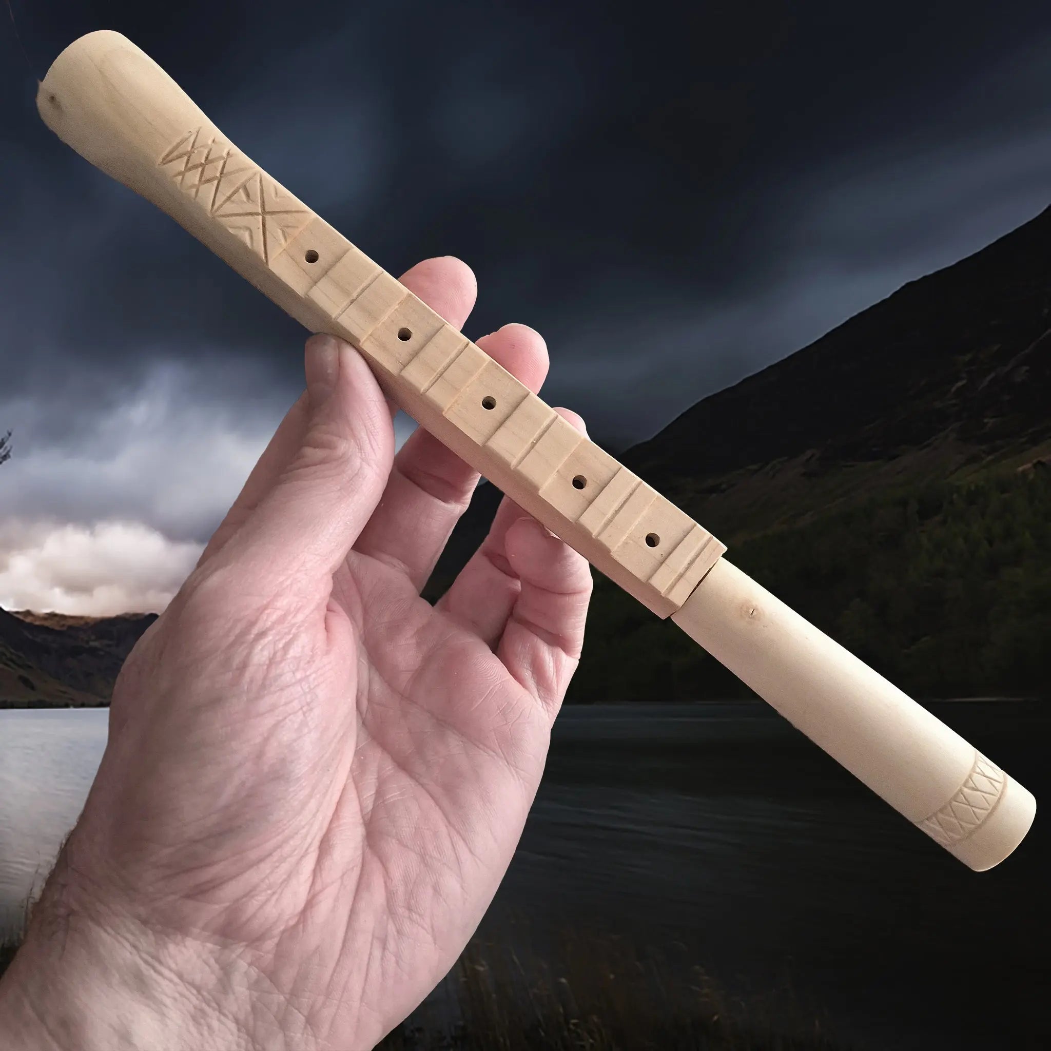Handmade Viking Age Pipe Flute Replica from Hungate, York The Viking Dragon