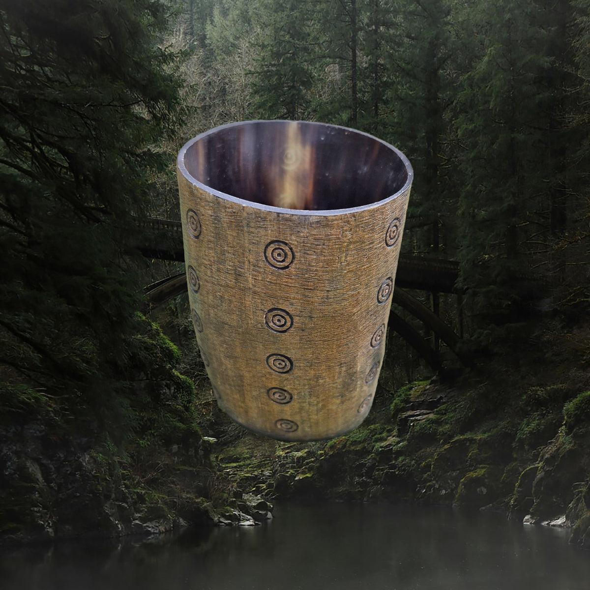 Handmade Replica Viking Age Horn Dice Cup from Vimose, Denmark - Other Example