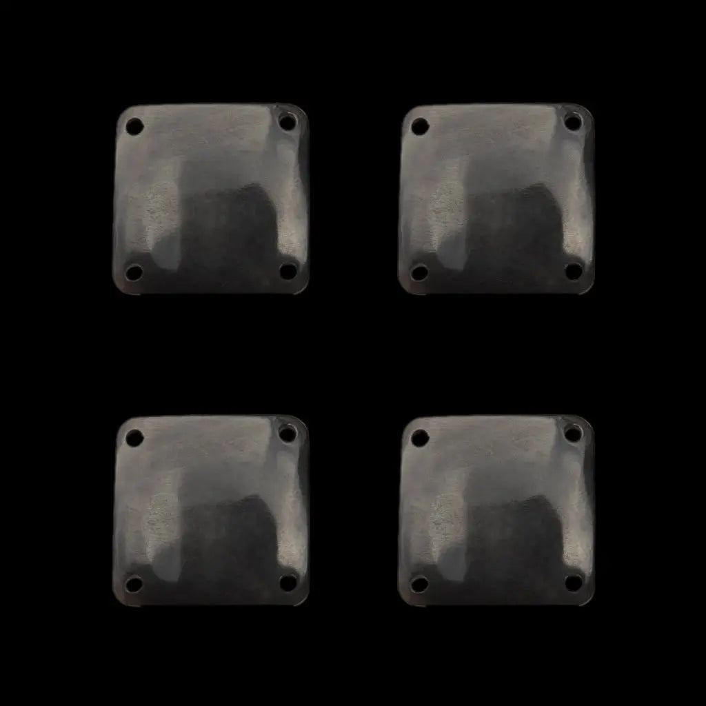 Medium Black Horn Weaving Tablets x 4 - Tablet Weaving