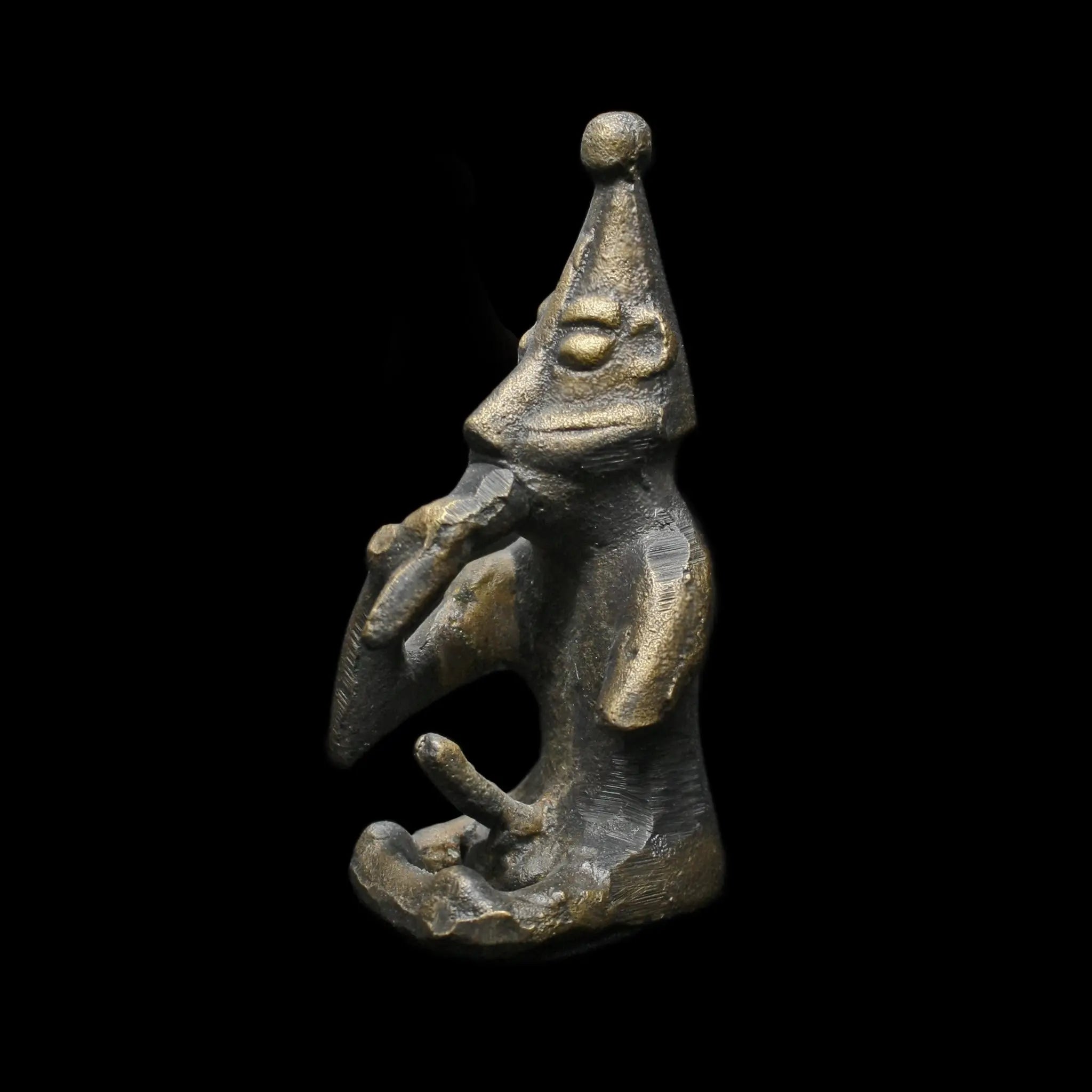 Frey Bronze Statue - Left View