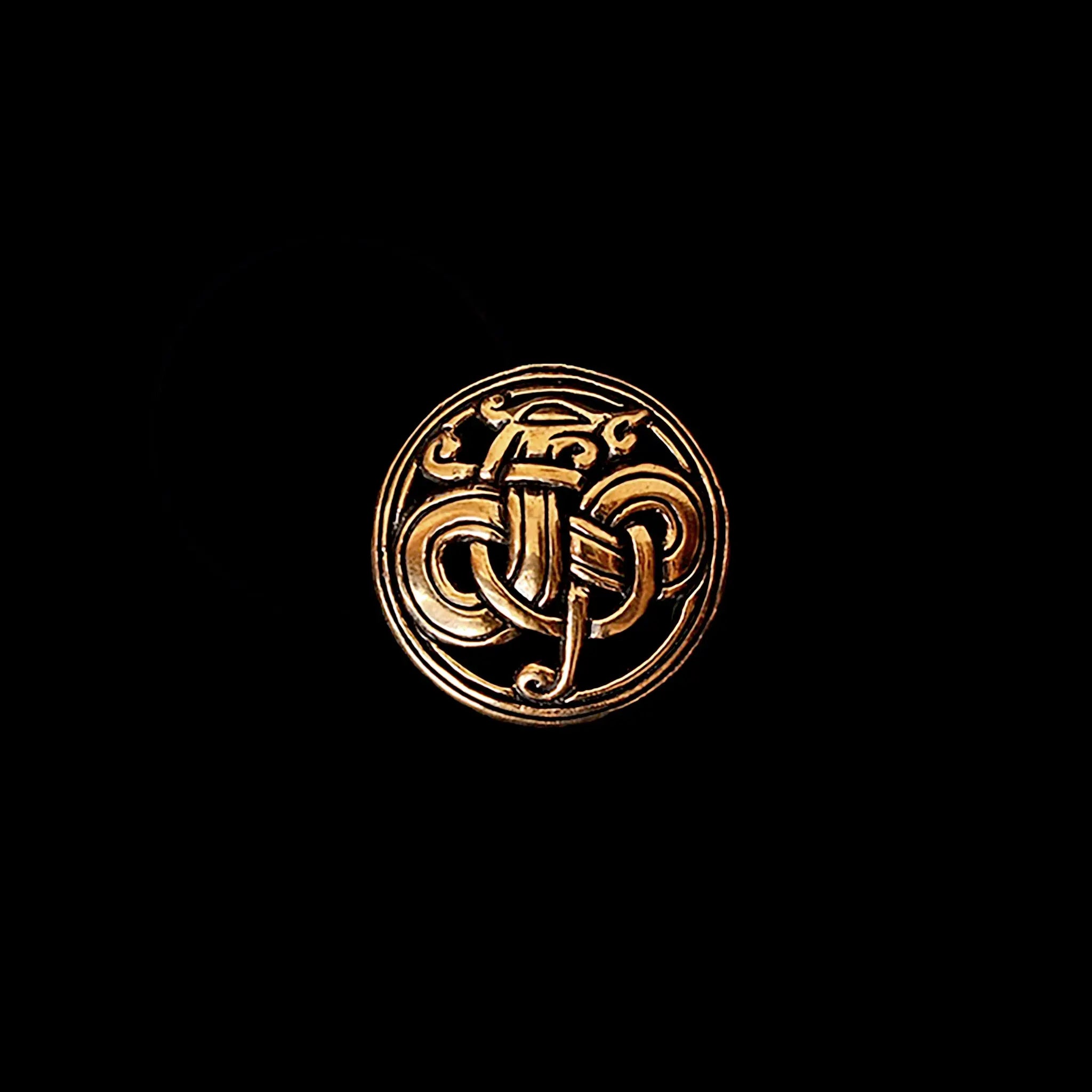 Urnes Viking Dragon Brooch in Bronze
