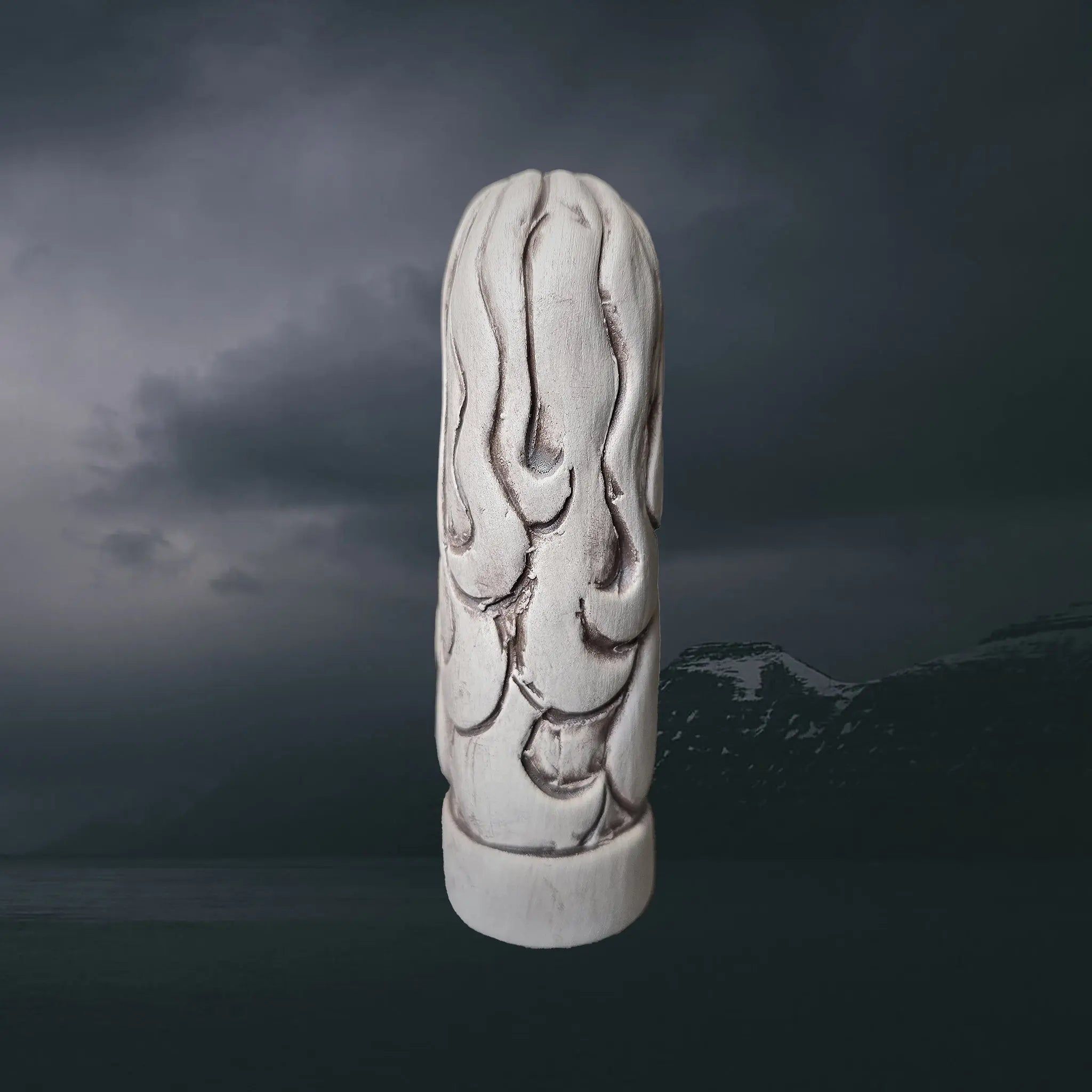 Hand-Crafted Ceramic Norse Goddess Jord Statuette The Viking Dragon