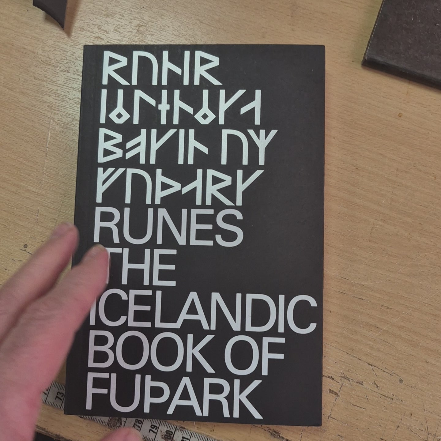 Runes: The Icelandic Book of Fuþark by The Icelandic Magic Company - Inside he Book