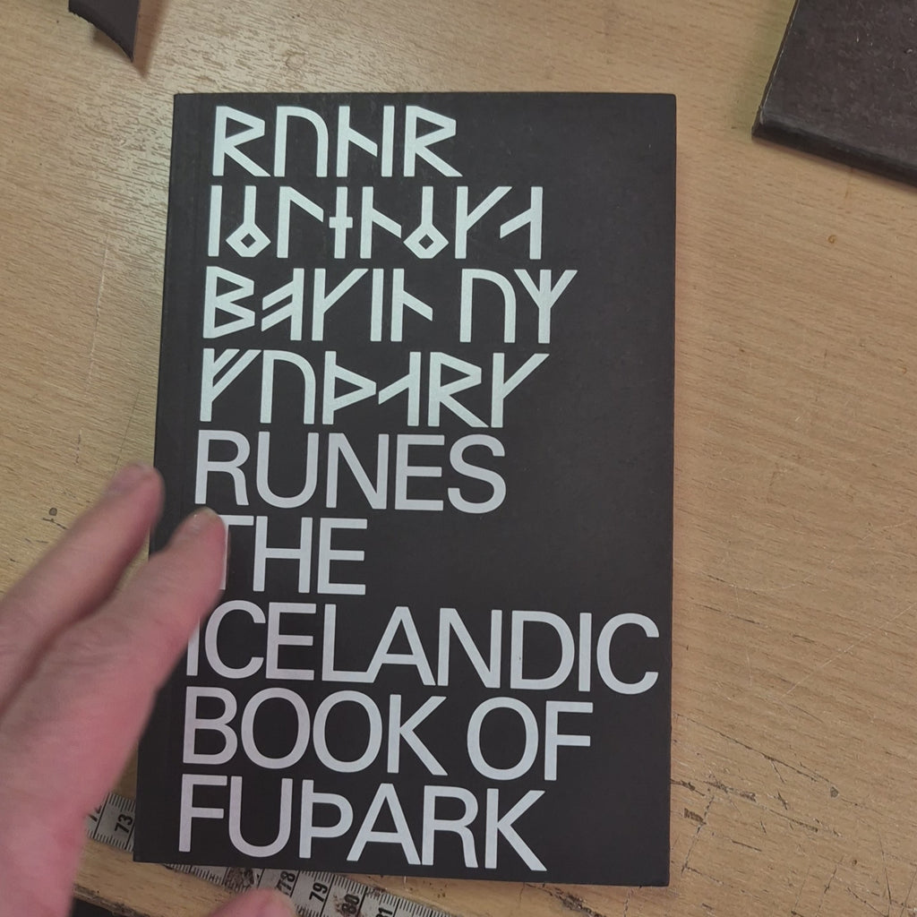 Runes: The Icelandic Book of Fuþark by The Icelandic Magic Company - Inside he Book