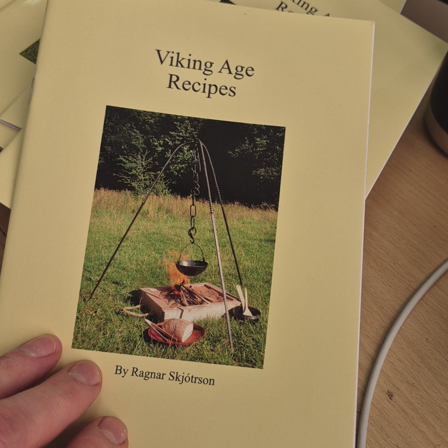 Viking Age Recipes Book by Ragnar Skjotrson - Inside the Book
