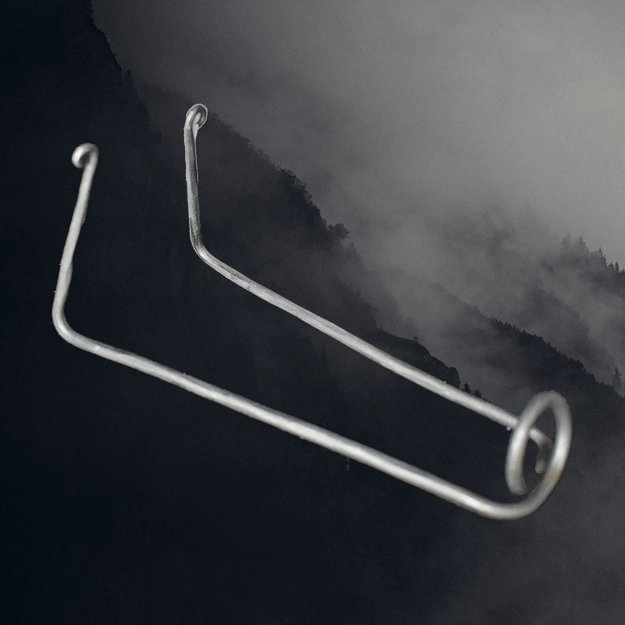 Hand-Forged Iron Horn Stand for Small Viking Drinking Horns